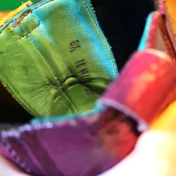 Purple Ankle Boots By Pskaufman Size 8.5 - Picture 13 of 13